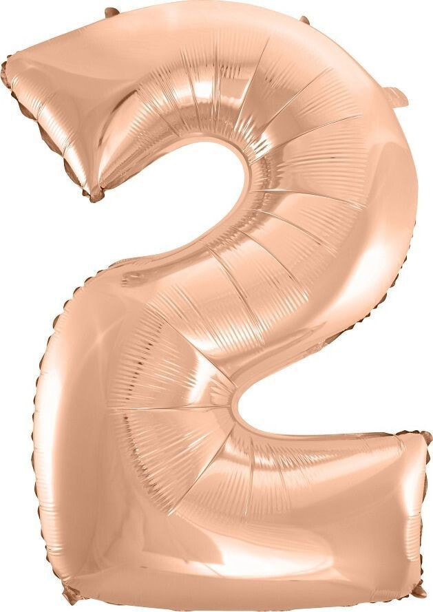GoDan Foil balloon "2" rose-gold 92 cm