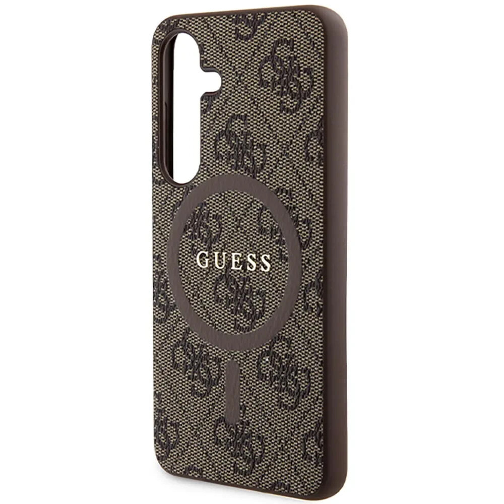 GUESS GUHMS24SG4GFRW S24 S921 4G Collection Leather phone case