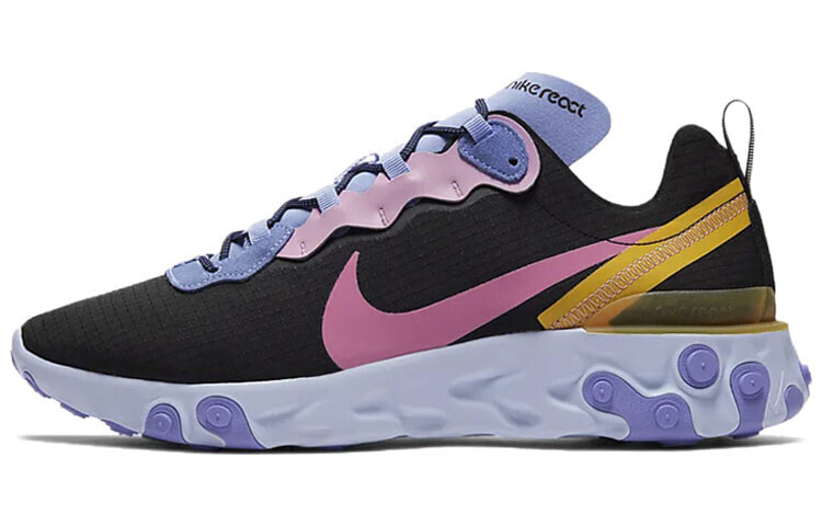 Nike React Element 55 低帮 跑步鞋 男女同款 黑粉 / Кроссовки Nike React Element 55 CI9593-001