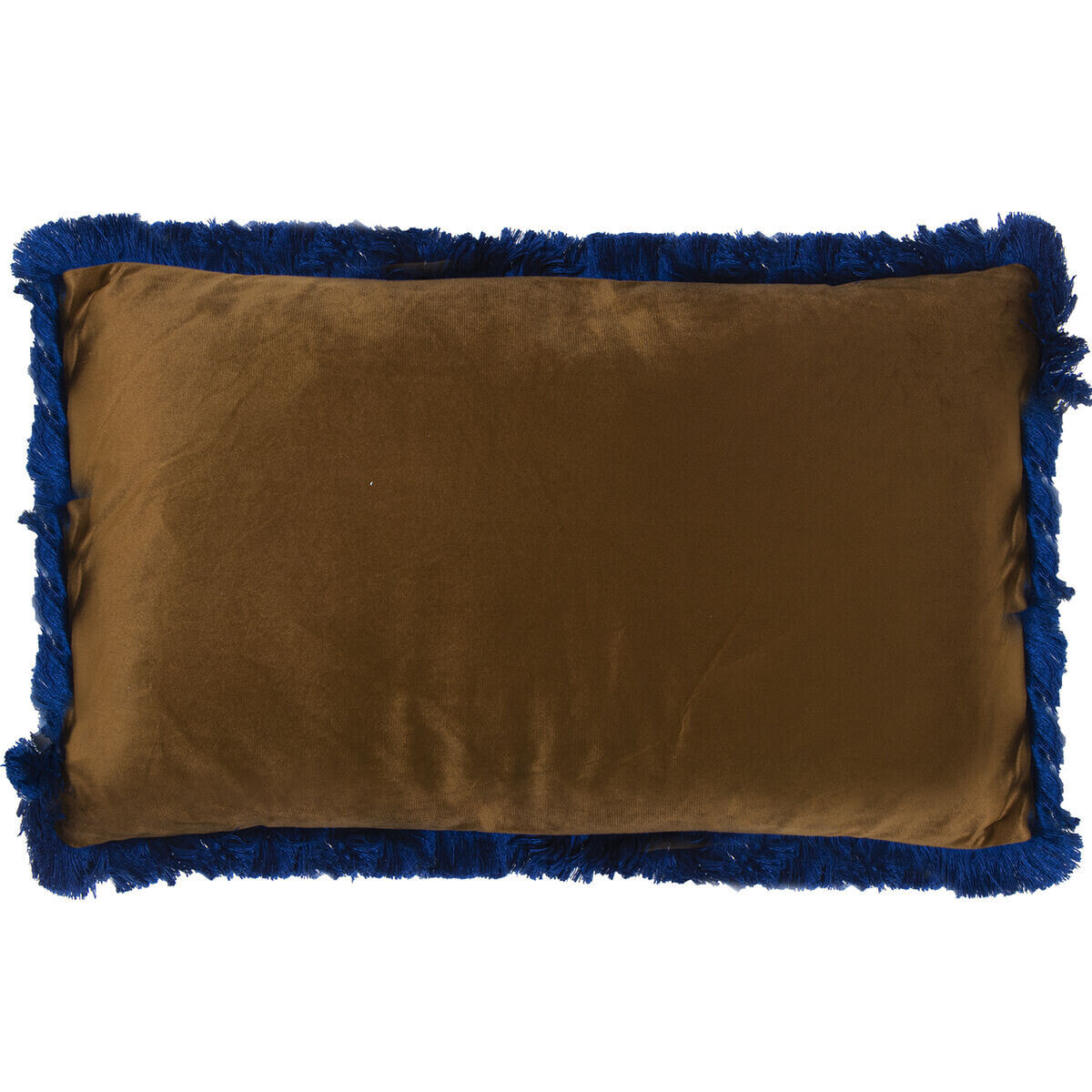 Cushion Alexandra House Living Blue Golden Textile 50 x 30 cm