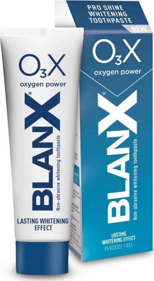 BlanX O3X Pro Shine Whitening Toothpaste Отбеливающая зубная паста с активным кислородом 75 мл