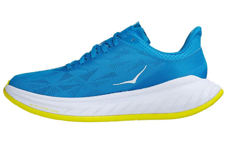 HOKA ONE ONE Carbon X 2 低帮 跑步鞋 男款 蓝黄 / Кроссовки HOKA ONE ONE Carbon X 2 1113526-DBCTR