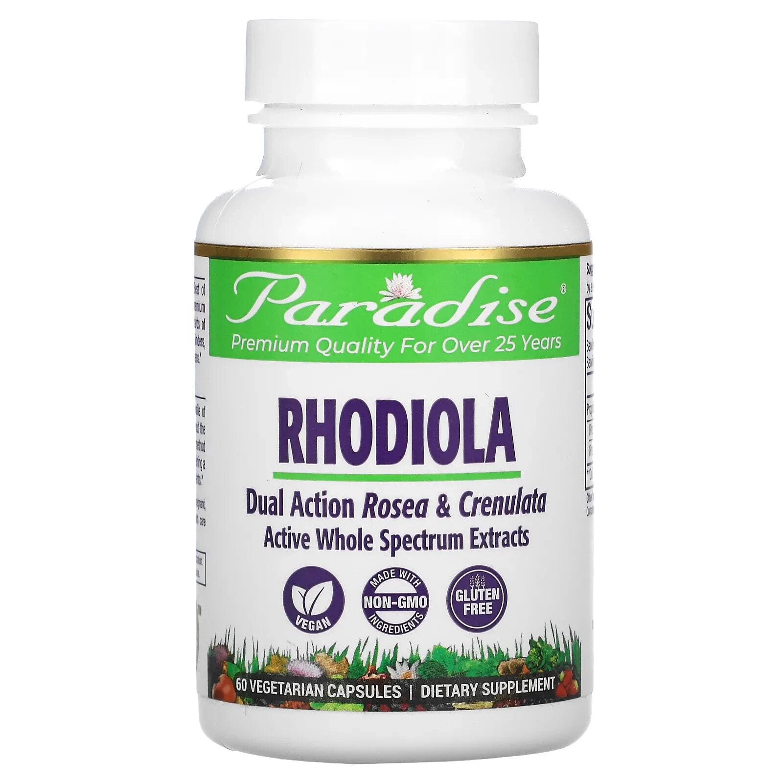 Rhodiola, 60 Vegetarian Capsules