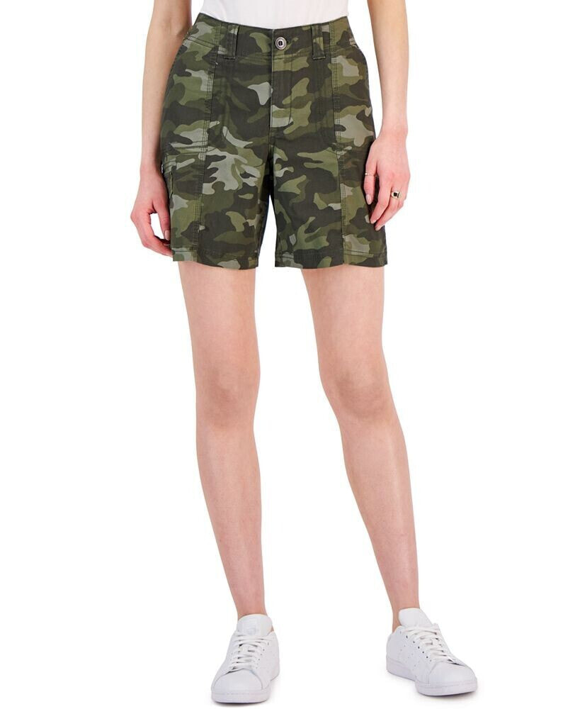 Style & Co women's Comfort-Waist Cargo Shorts, Created for Macy's