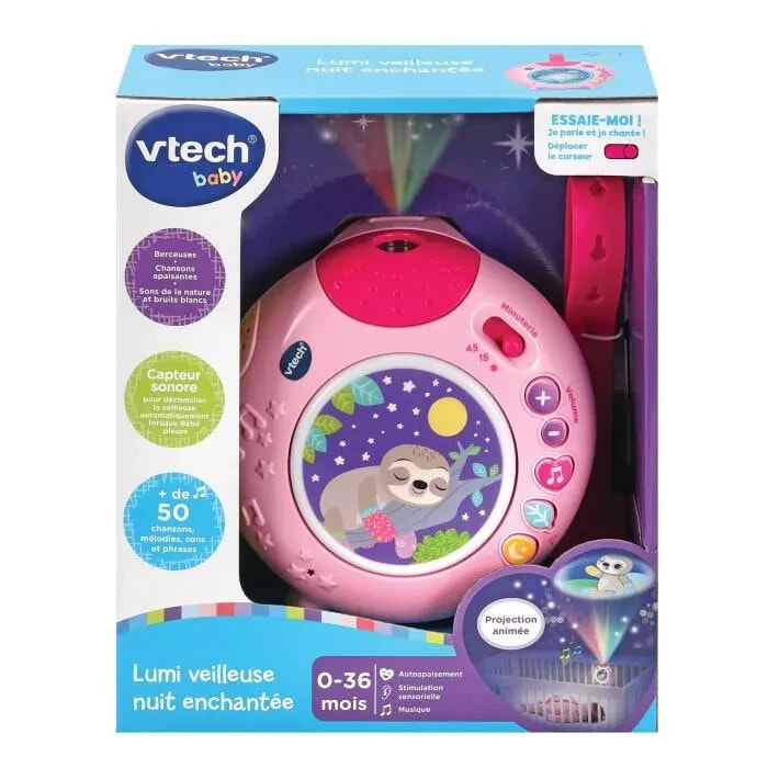 VTech Baby LUMI VEILLEUSE NUIT ENCHANTEE ROSE детский ночник Розовый 80-540355