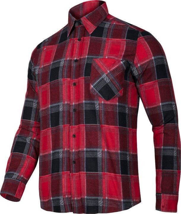 Lahti Pro flannel shirt red, 120G / M2, "3XL" (LPKF13XL)