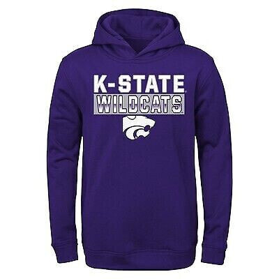 NCAA Kansas State Wildcats Toddler Boys' Poly Hooded Sweatshirt - 2T