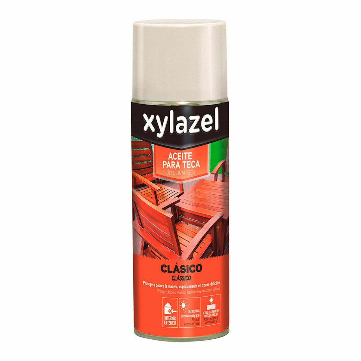 Тиковое масло Xylazel Classic 5396259 Spray 400 ml Бесцветный матовый