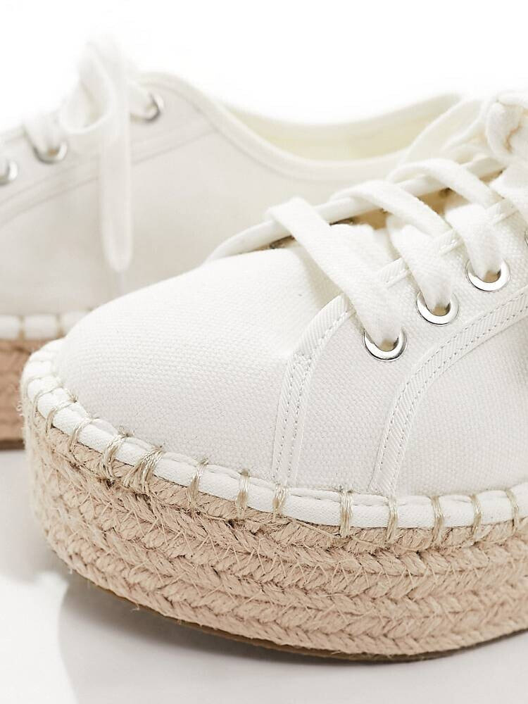 Asos white canvas shoes best sale