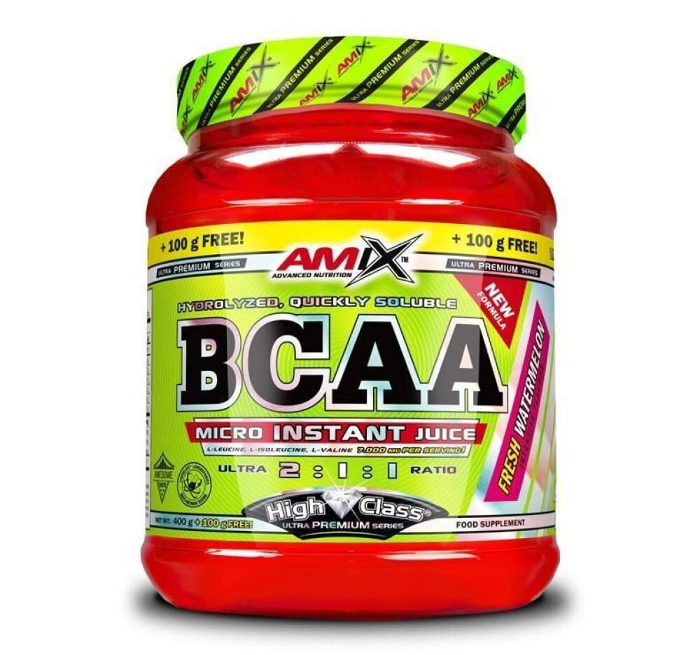 AMIX Gutamine/BCAA Amino Acids 500g Pineapple Powders