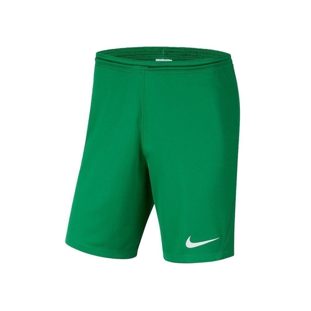 Мужские шорты спортивные зеленые футбольные Nike Dry Park Iii