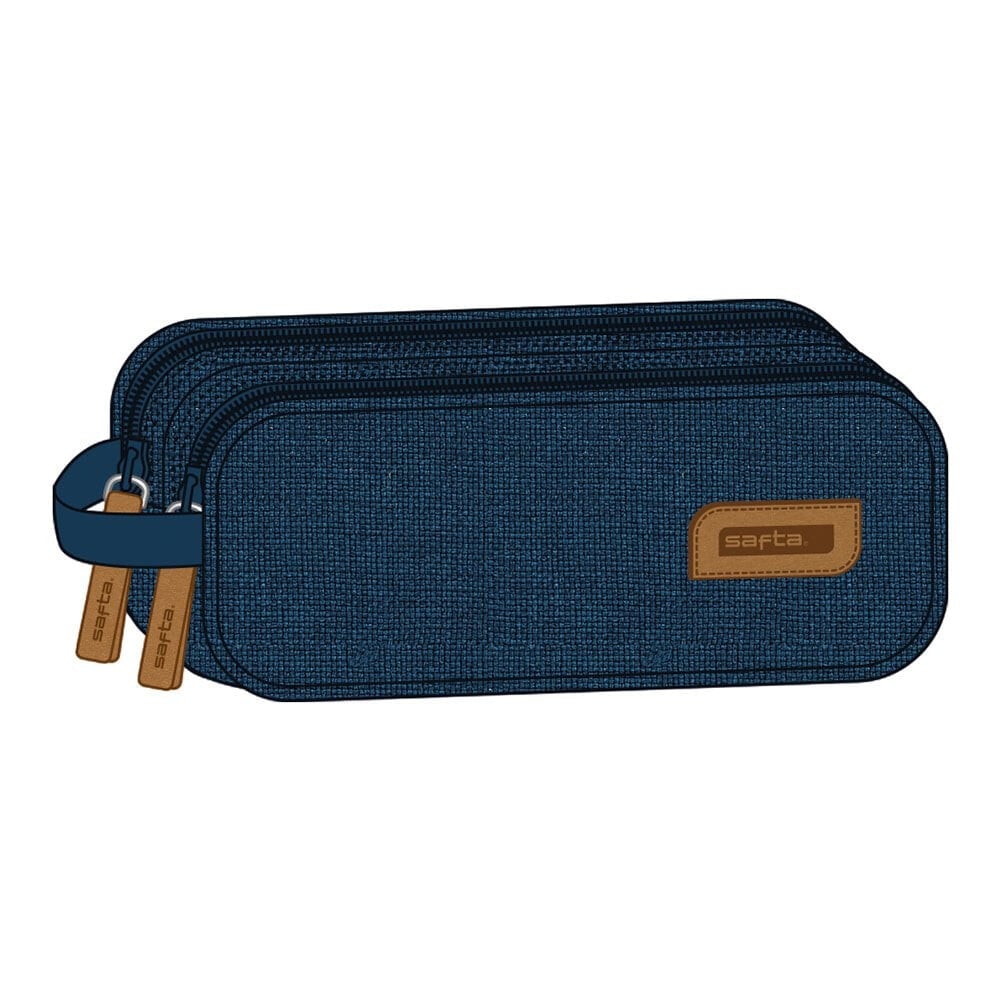 SAFTA Ultramar Double Pencil Case