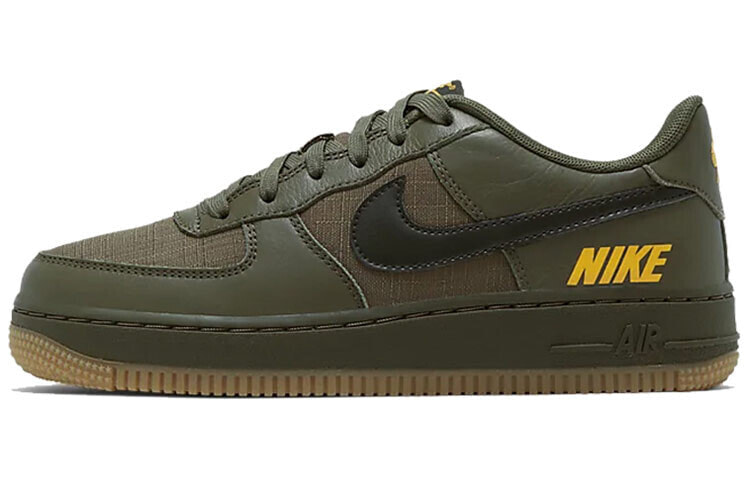 Nike Air Force 1 Low LV8 5 低帮 板鞋 GS 橄榄绿 / Кроссовки Nike Air Force 1 Low LV8 5 GS CQ4215-200