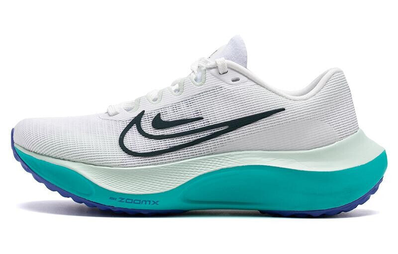 Nike Zoom Fly 5 透气轻便 低帮 跑步鞋 女款 白绿 / Кроссовки Nike Zoom Fly 5 DM8974-101