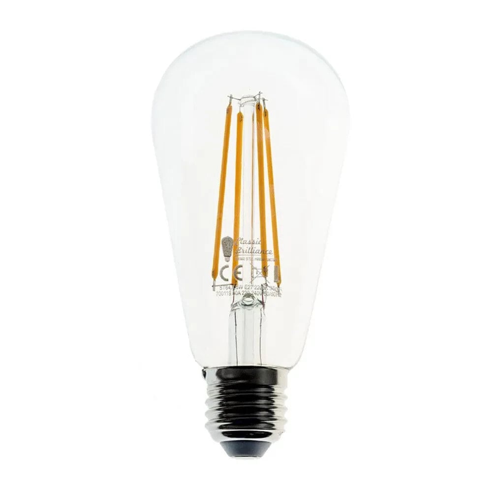 CREATIVE CABLES Edison ST64 E27 7.5W 2200K 805 Lumens LED Filament Bulb