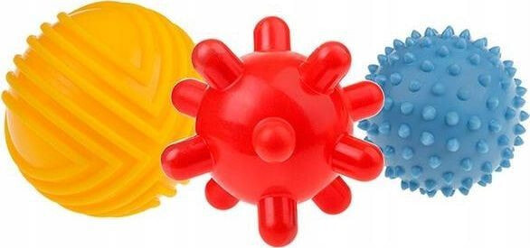 TULLO Sensory balls TULLO 453 set of 3 to play (66745)