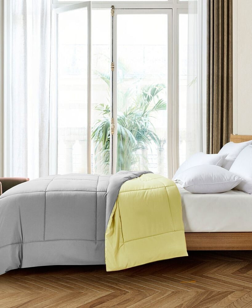 Royal Luxe reversible Down Alternative Comforter, Twin, Created for Macy's