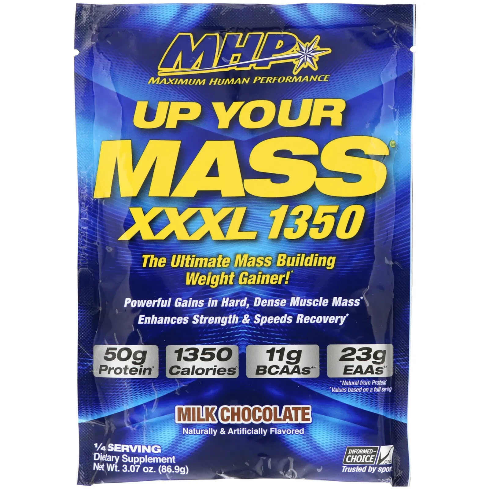 Up Your Mass XXXL 1350, Milk Chocolate, 6.12 lbs (2,780 g)