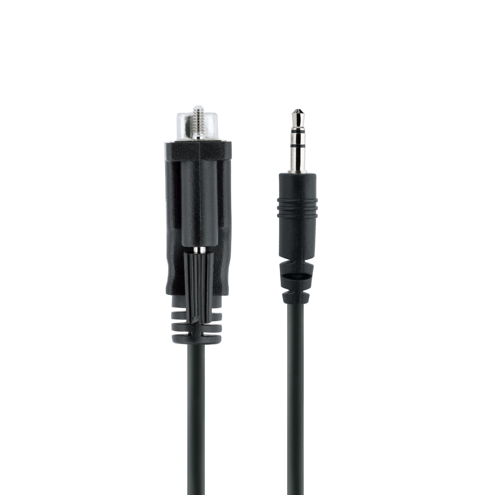StarTech.com 3ft (1m) DB9 to 3.5mm Serial Cable for Serial Device Configuration - RS232 DB9 Male to 3.5mm Cable Used for Calibrating Projectors - Digital Signage - TVs via Audio Jack - DB-9 - 3.5mm - 1 m - Black