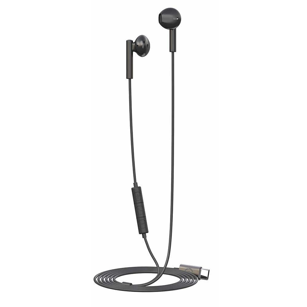 CELLY UP1100TYPECBK USB C Earphones