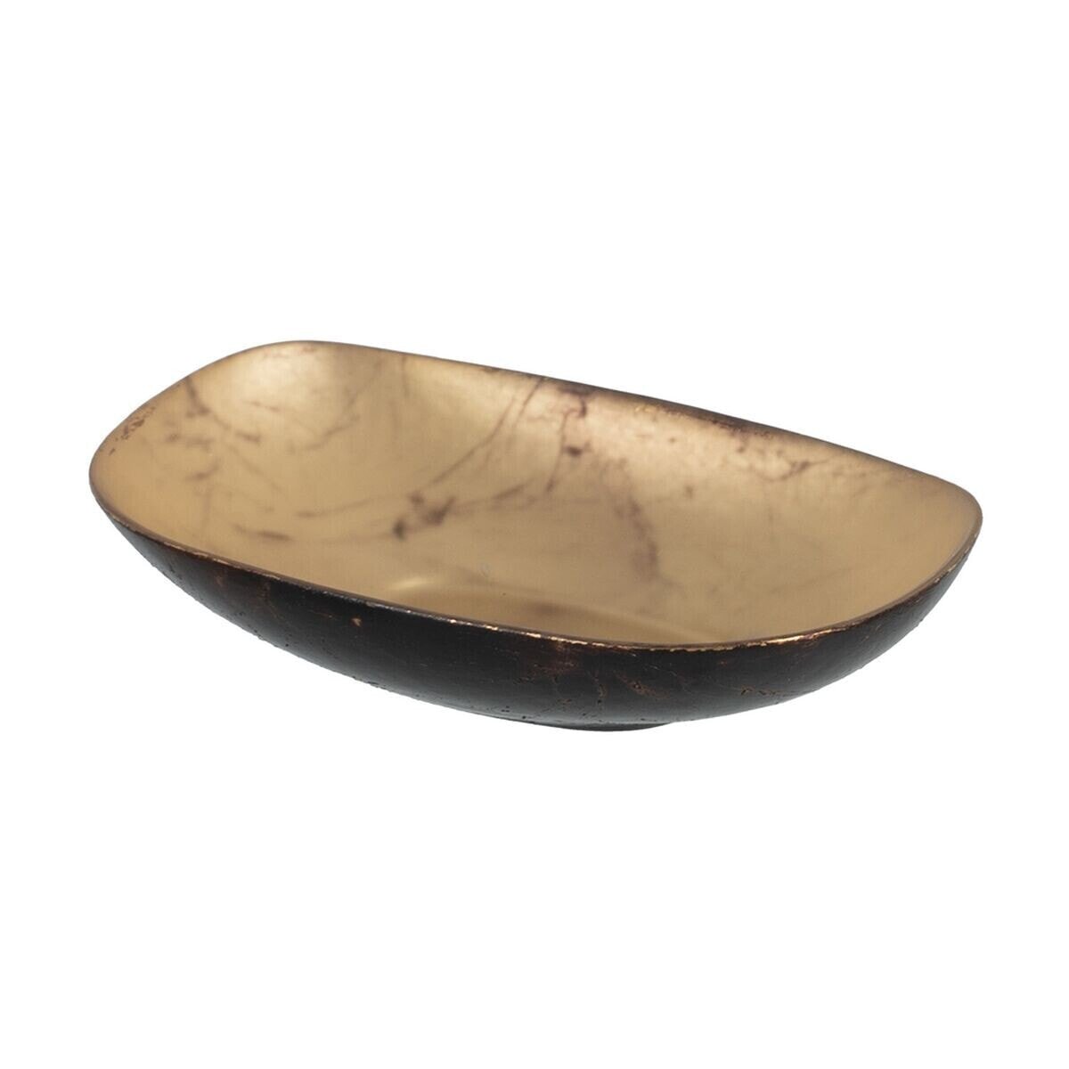 Bowl Brown Black Crystal 10 x 15,5 x 4 cm