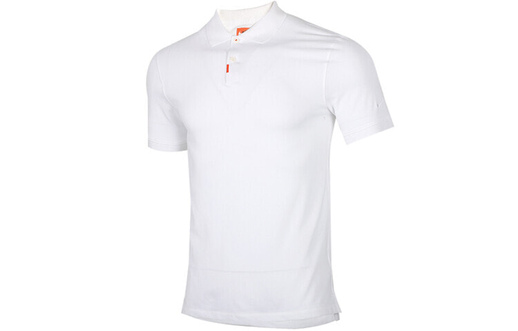 Nike 修身翻领短袖polo衫 男款 白色 / Поло Nike Polo BV0481-100