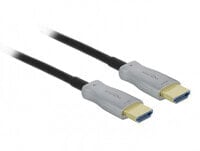 84133 - 50 m - HDMI Type A (Standard) - HDMI Type A (Standard) - 18 Gbit/s - Black - Grey