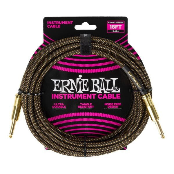 Ernie Ball Instr.Cable Braided 18ft PD