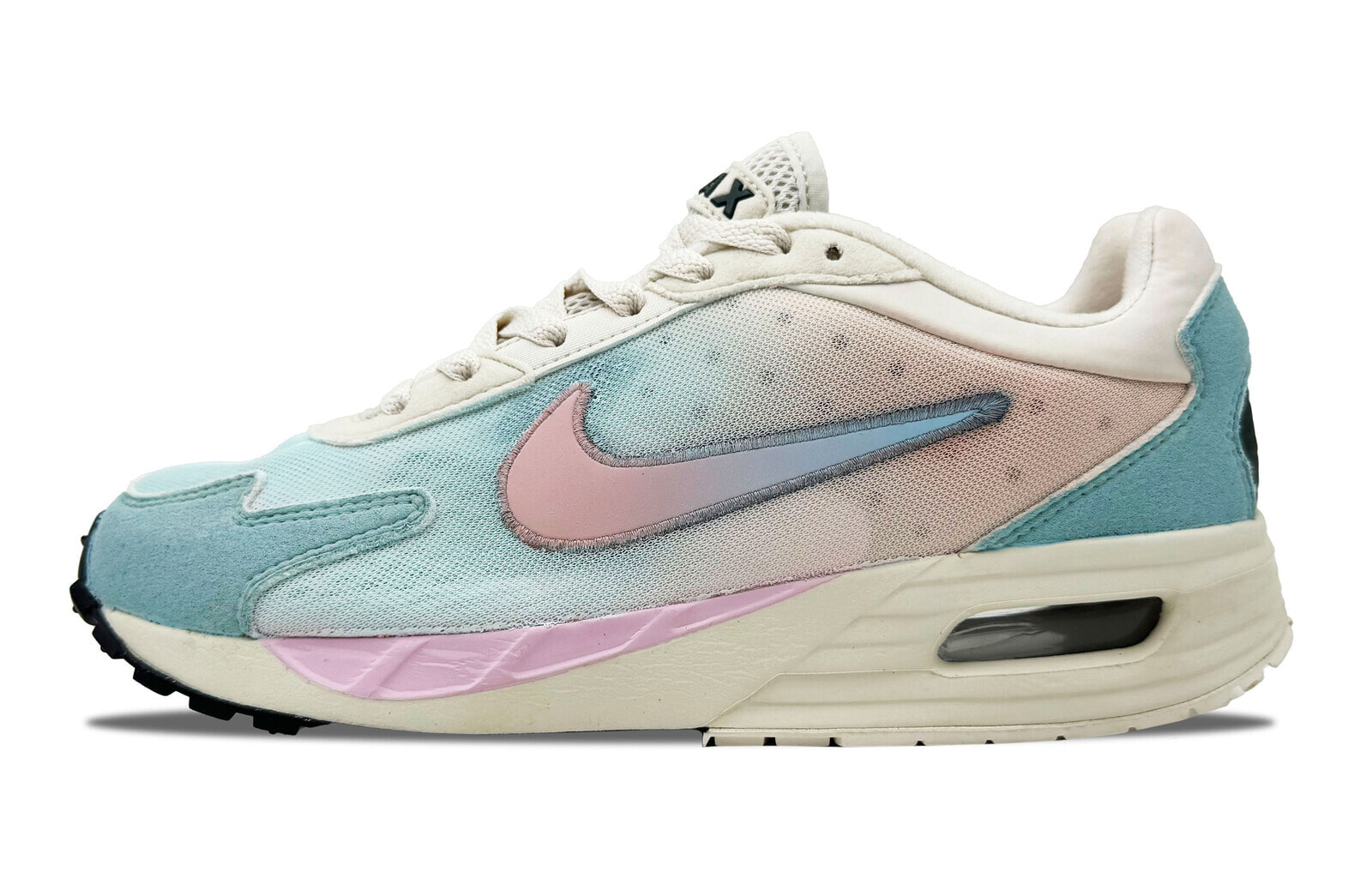 Nike Air Max Solo Casual Shoes Women's Low-Top White Cyan