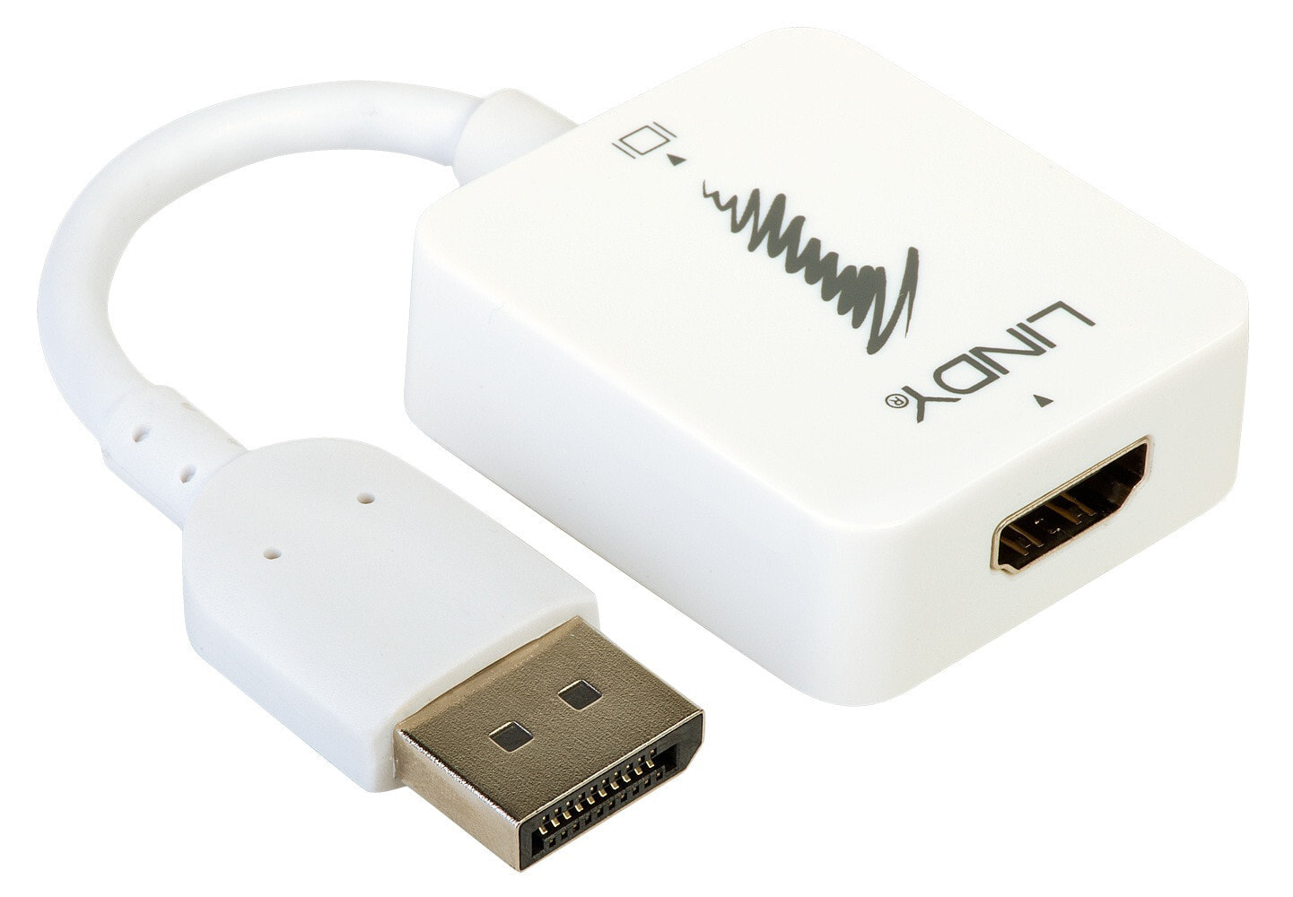 Lindy 38146 видео кабель адаптер HDMI Тип A (Стандарт) DisplayPort Белый