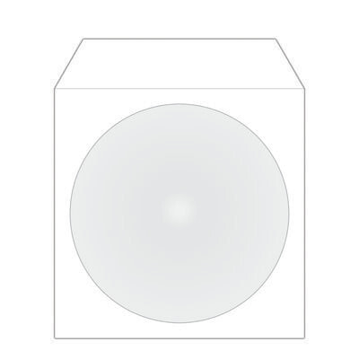 MediaRange BOX162 чехлы для оптических дисков чехол-конверт 1 диск (ов) Белый