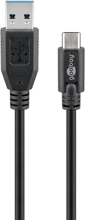 Goobay USB 3.0, 0.5m USB кабель 0,5 m 3.2 Gen 1 (3.1 Gen 1) USB A USB C Черный 67999