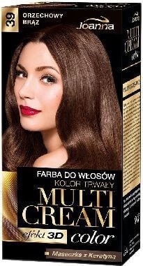 Краска для волос Joanna Multi Cream Color Farba nr 39 Orzechowy Brąz