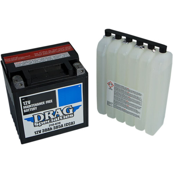 DRAG SPECIALTIES YTX30L-FT-BS AGM battery