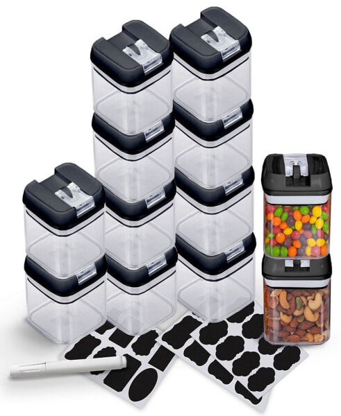 12 Piece Food Storage Containers, 0.5 Liter