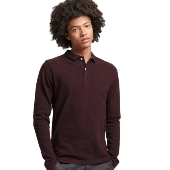 SUPERDRY Vintage Tipped long sleeve polo