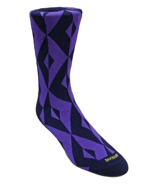 Men's Geometric Design Dress Sock