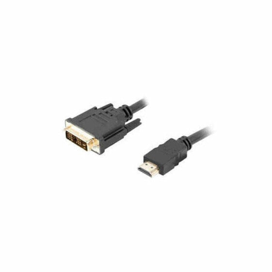 Кабель HDMI—DVI Lanberg CA-HDDV-10CC-0030-BK Чёрный 3 m "Папа"/"Папа"