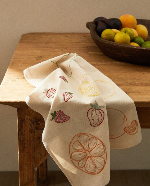 Fruit tea towel