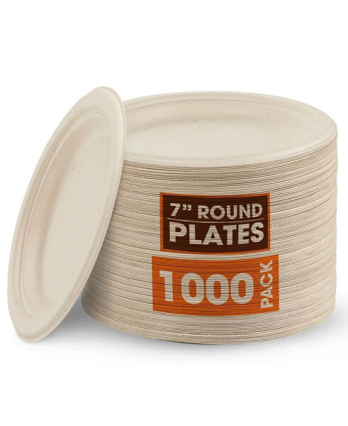 7 Inch Paper Plates, 1000 Pack