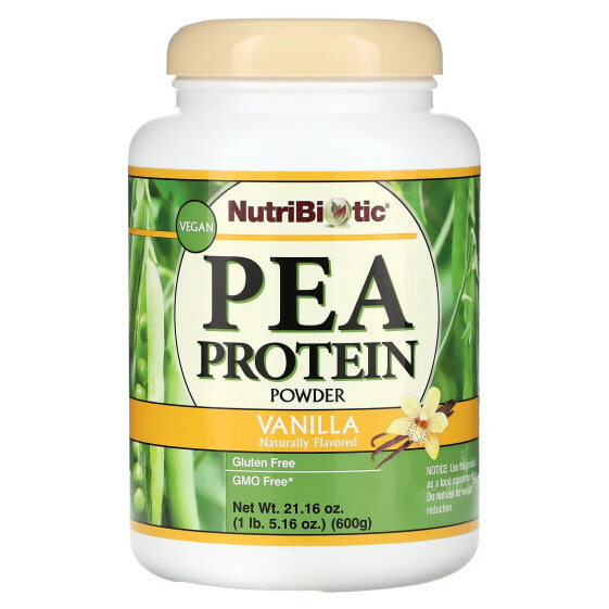 Pea Protein Powder, Vanilla , 21.16 oz (600 g)