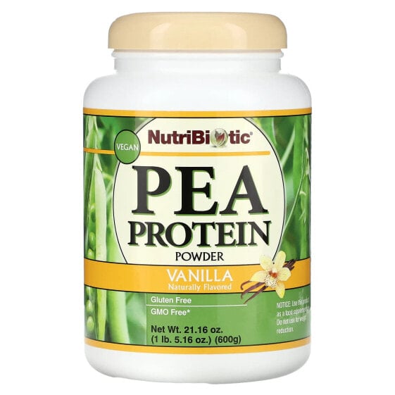 Pea Protein Powder, Vanilla , 21.16 oz (600 g)
