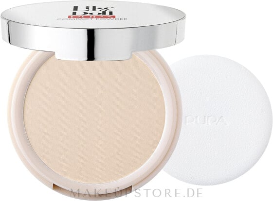 Kompaktpuder für Gesicht - Pupa Like A Doll Compact Powder 01 - Elfenbein