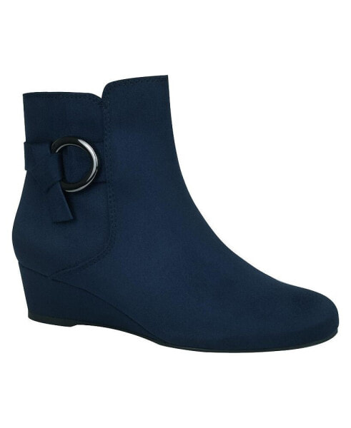 Women's Gasha Memory Foam Wedge Booties