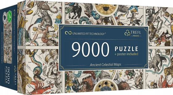 Trefl Puzzle Prime 9000 el. Ancient Celestial Maps 81031 TREFL