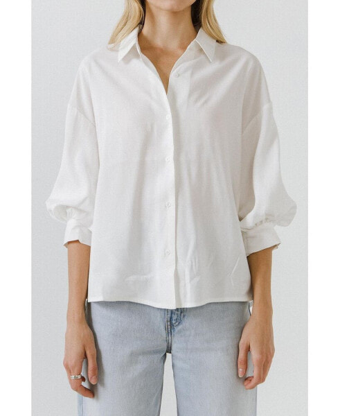 Women's Balloon Sleeve Shirt