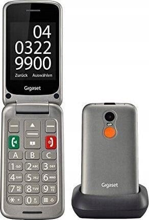 Telefon stacjonarny Gigaset Gigaset GL590 Titan silber mit Ladeschale