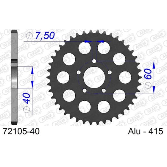 AFAM 72105 rear sprocket