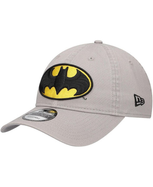 Men's Gray Batman 9Twenty Adjustable Hat