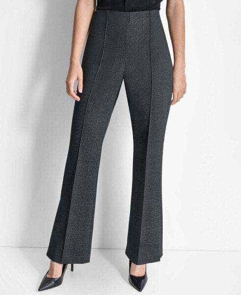 Women's High-Rise Wide-Leg Pull-On Trousers